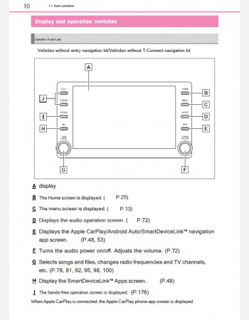 toyota c-hr 2019-2020 navigation manual